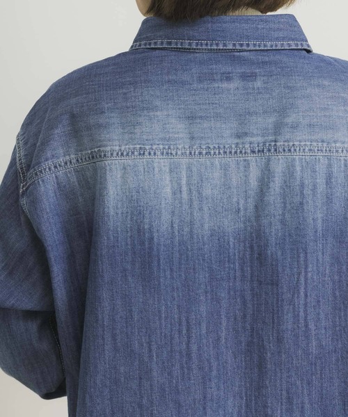「URBAN RESEARCH」 長袖シャツ 36 インディゴブルー レディースの画像
