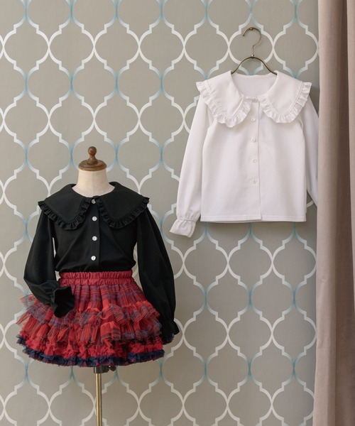 「panpantutu」 「KIDS」長袖ブラウス 110cm ホワイト キッズ_画像6