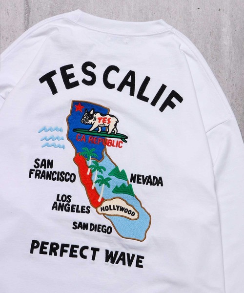 「The Endless Summer」 長袖Tシャツ MEDIUM ホワイト メンズ_画像7
