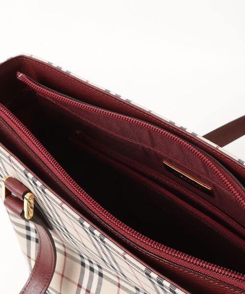 BURBERRY（バーバリー） ノバチェック柄ハンドバッグ - ブラウン