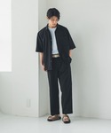 ワイドパンツ パンツ ノンストレスリッチ/イー...の詳細画像2