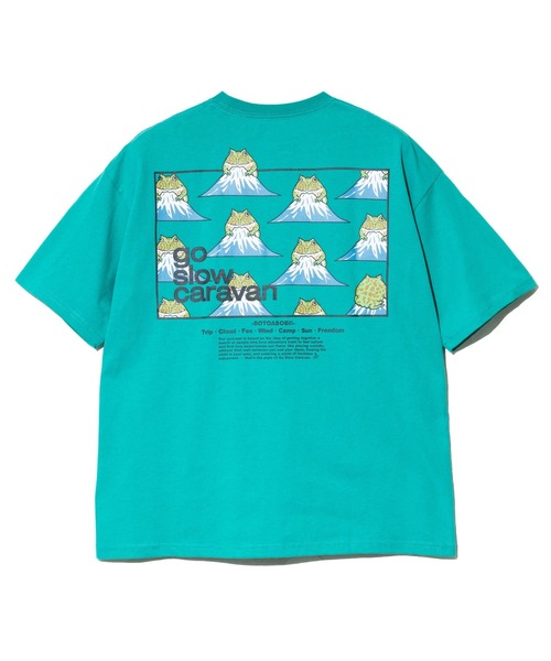 「go slow caravan」 半袖Tシャツ MEDIUM バイオレット メンズ_画像6