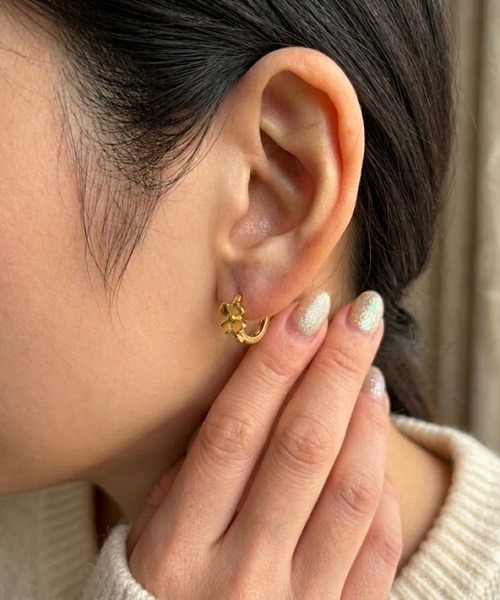 つけっぱなし サージカルステンレス アレルギー対応 ピアス 「SGS認証