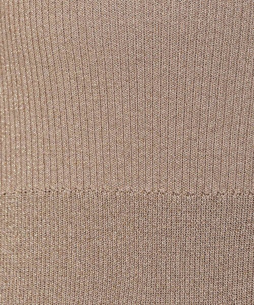 ワンピース ラメ入り配色ドッキングワンピースの画像
