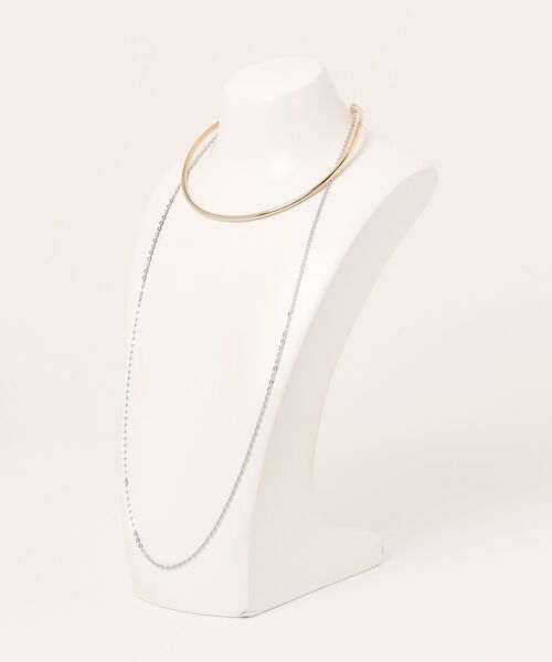 ネックレス 「Sea’ds mara」Chain layer choker レディースの画像