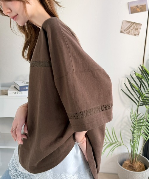 「Java」 7分袖カットソー LARGE グレー レディース | Java | 05