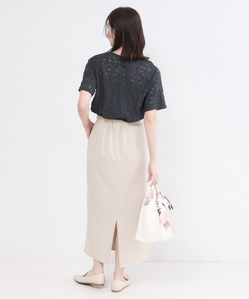 OPAQUE.CLIP（オペークドットクリップ） tシャツ 半袖 レースジャ