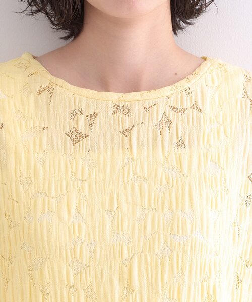 OPAQUE.CLIP（オペークドットクリップ） tシャツ 半袖 レースジャ
