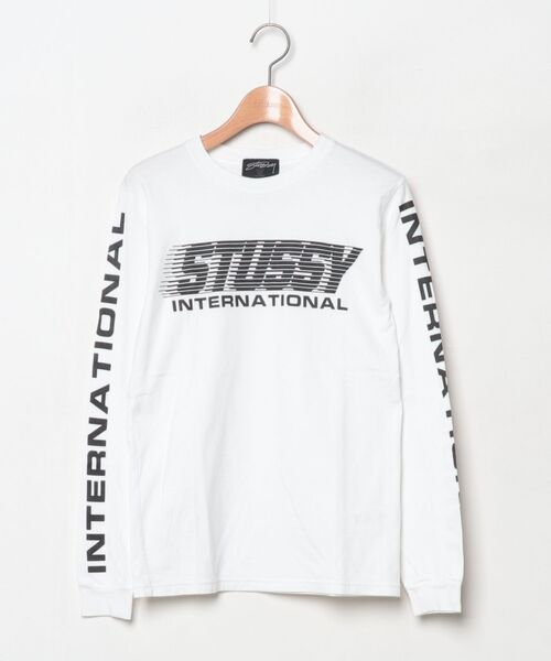 STUSSY（ステューシー） 長袖Tシャツ S ホワイト メンズ : ZOZOTOWN