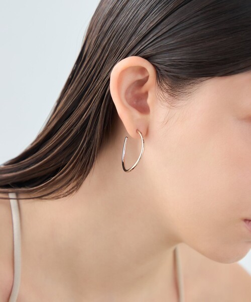 ete（エテ） ピアス 「シグナルフープ」 ピアス S レディース