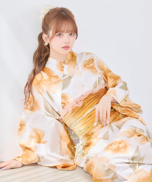 sugar nine 浴衣 浴衣3点セット（浴衣・帯・下駄）吸水速乾 レディース