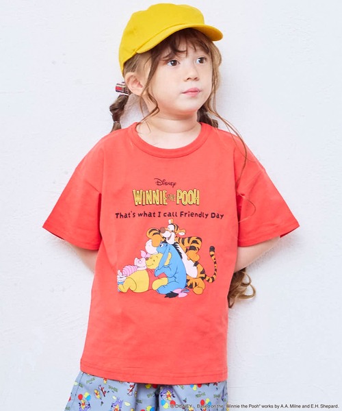 Disney（ディズニー） tシャツ 「別注」ディズニープリント半袖Tシャツ