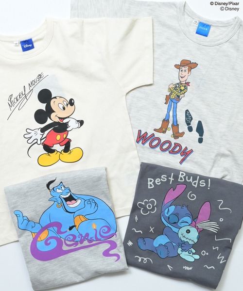 Disney（ディズニー） tシャツ 「別注」ディズニープリント半袖Tシャツ