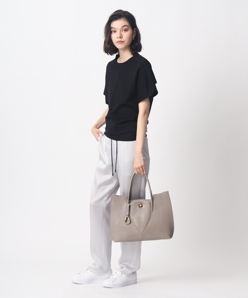 「TOFF&LOADSTONE」 トートバッグ 00 ブラック レディース_画像2