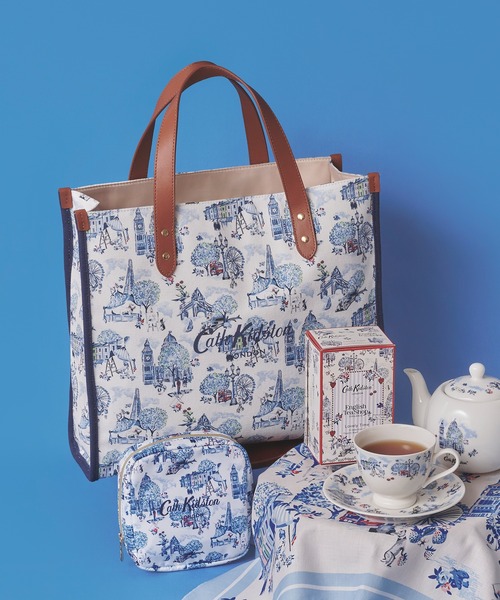 Cath Kidston（キャス・キッドソン） トートバッグ レザーハンドル