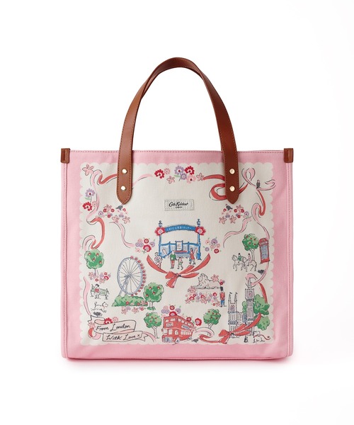 Cath Kidston（キャス・キッドソン） トートバッグ レザーハンドル