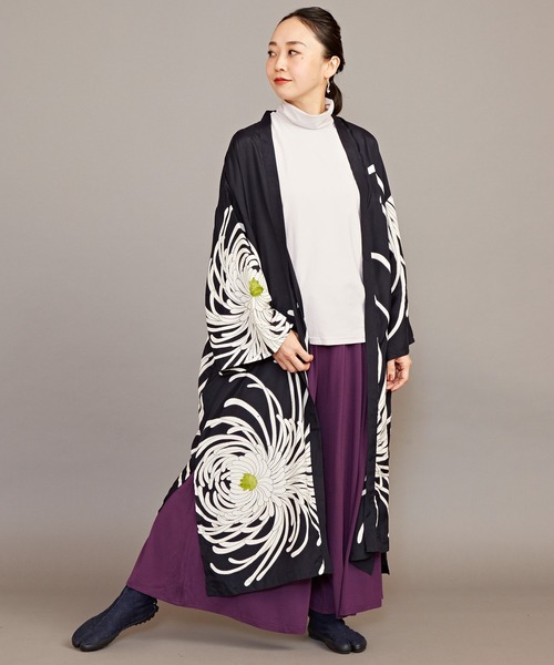 カーディガン 「カヤ」ジャポニズム 祝賀長羽織 レディース カヤ カーディガン 「カヤ」ジャポニズム 祝賀長羽織 レディース