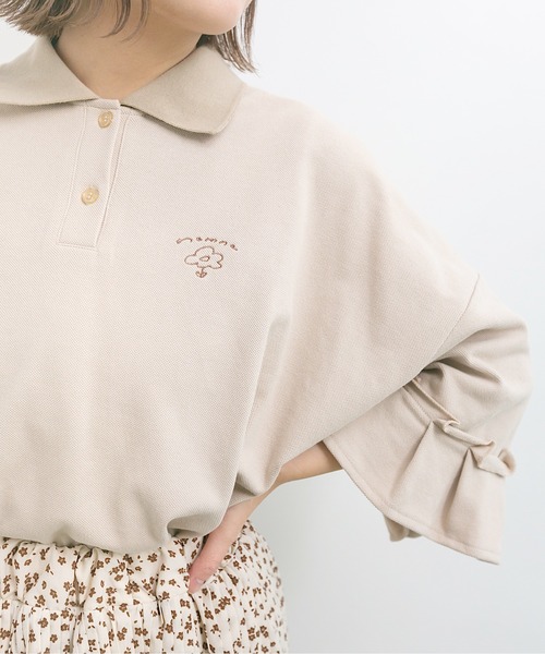 TOGA 袖フリルポロシャツ TOGA 袖フリルポロシャツ