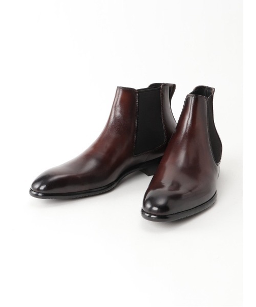 ブーツ アラウンドザシューズ around the shoes 手染め サイドゴアブーツ