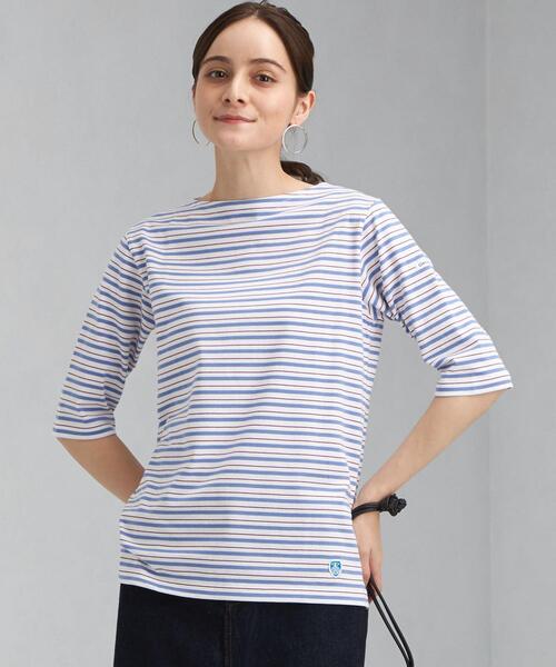 tシャツ Tシャツ 【WEB限定】<ORCIVAL(オーシバル)> マルチ ボーダー ショートスリーブ カットソー