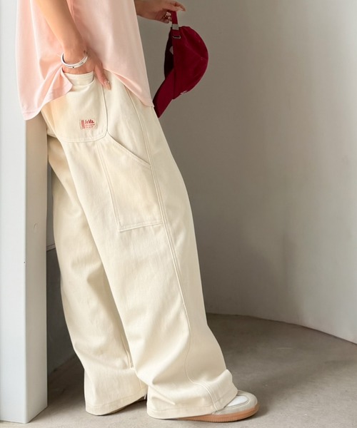 Java ワイドパンツ ジーンズ デニム デニムパンツ ジャバ別注」履く