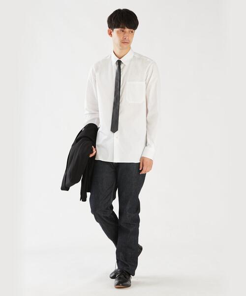 おぐら◆agnes b. HOMME◆定価3.6万 綿100%ドレスシャツ agnes b.（アニエスベー） シャツ UQ25 CHEMISE シャツ メンズ