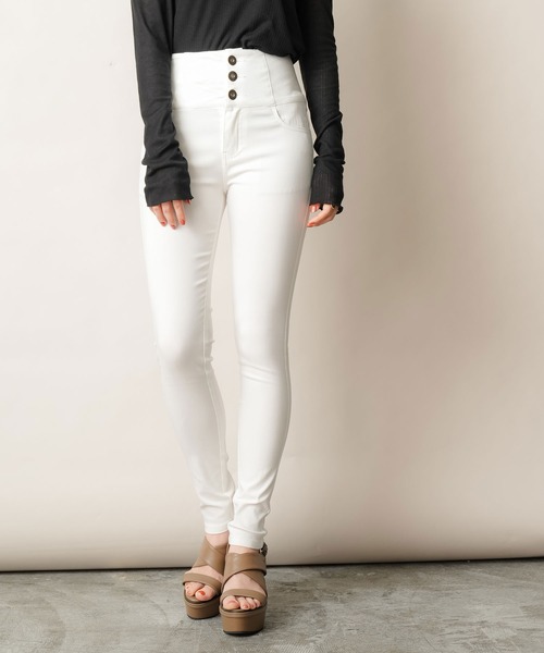 夢展望（YUMETENBO） パンツ 超絶激ストレッチハイウエストスキニー