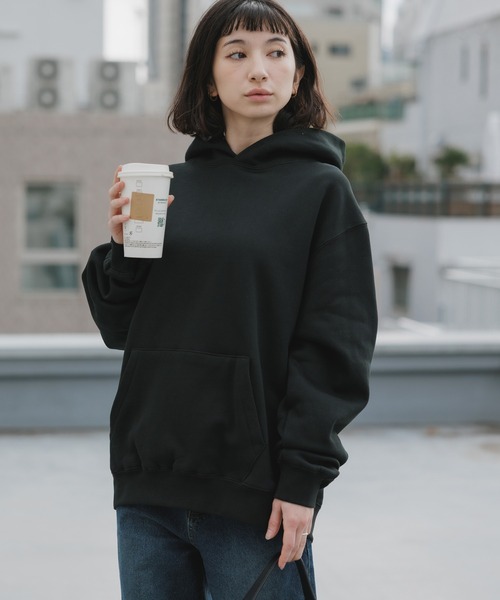 美品人気L☆エッセンシャルズ パーカー ブラック 黒 デカロゴ Ｌ FOG ESSENTIALS（エフオージーエッセンシャルズ） パーカー ESSENTIALS