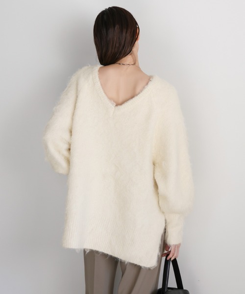 select MOCA（セレクトモカ） ニット セーター モヘアタッチ2WAY