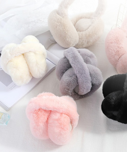 DAY CLOSET 耳当て イヤーマフ 「折りたたみOK」ふんわりあったか