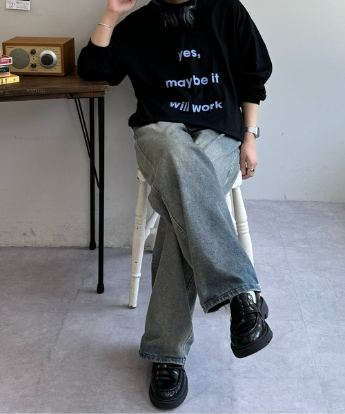 tシャツ 「UNISEX」メッセージプリントロンTee メンズ レディース | CIAOPANIC TYPY | 18