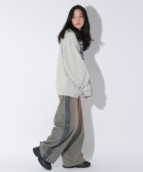 パーカー 「UNISEX」レタリングロゴフーディ レディース メンズ Anui パーカー 「UNISEX」レタリングロゴフーディ レディース