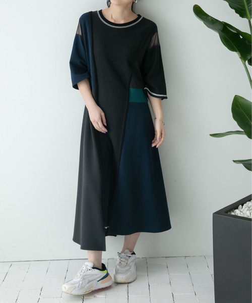 Eimee Law」 半袖ワンピース 38 ブラック レディース : 80828532 