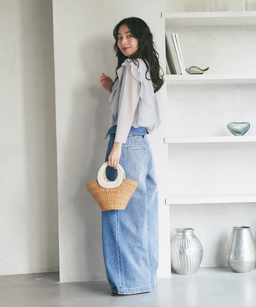 La boutique Bonbon（ラブティックボンボン） tシャツ ラッフル 