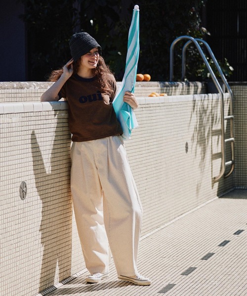 MILKFED. パンツ デニム ジーンズ WIDE TUCK PANTS レディース  