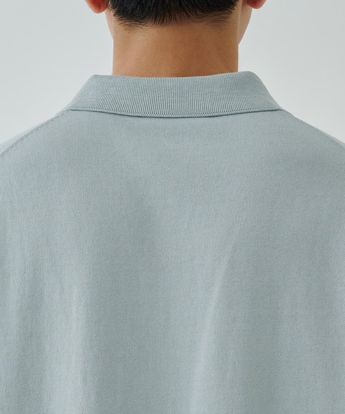 ATON（エイトン） ポロシャツ 「ATON/エイトン」FRESCA KNIT POLO KNIT