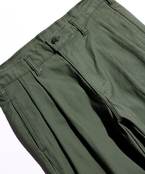 ミリタリーチノパンツ（放出品） MILITARY チノパン US / ユーエスミリタリー MADE DOUBLE PLEATS