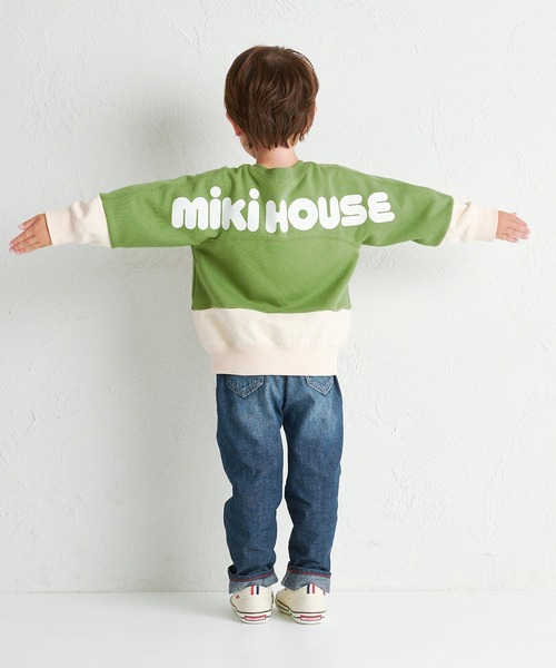 MIKI HOUSE（ミキハウス） トレーナー バックロゴトレーナー キッズ