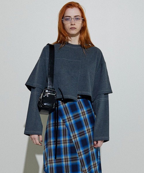 セール】Block Stitch Tops/ブロックステッチトップス【MAISON