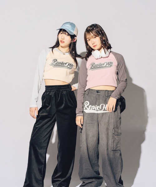 あき 極美品 アルベロベロ ブタさん柄ベロアパンツ オフィス 裾リボン あき様専用 極美品 アルベロベロ ブタさん柄ベロアパンツ