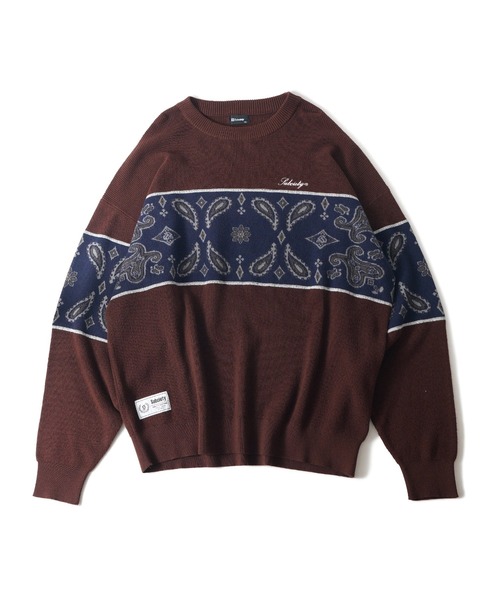 salvetti studio ニット最終値下げ‼️ SHIPS:〈手洗い可能〉TEXBRID(R) コットン ウール ピケ クルーネック