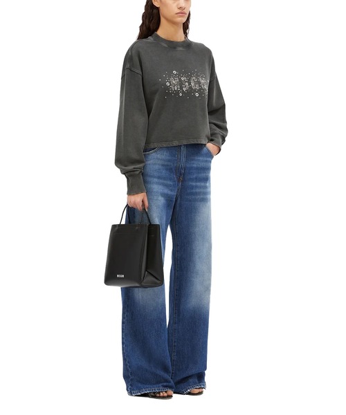 MSGM◆スウェットシャツ◆２色 MSGM トレーナー スウェット MSGMスタッズロゴ スウェットシャツ