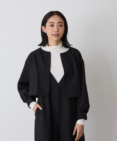 ®️　riziere ノーカラージャケット riziere フォーマル 発表会 卒園式 入学式 シングルノーカラー