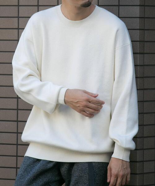 URBAN RESEARCH ROSSO MEN セーター ニット 「一部WEB限定カラー」綿 URBAN RESEARCH ROSSO MEN セーター ニット 「一部WEB限定カラー」綿