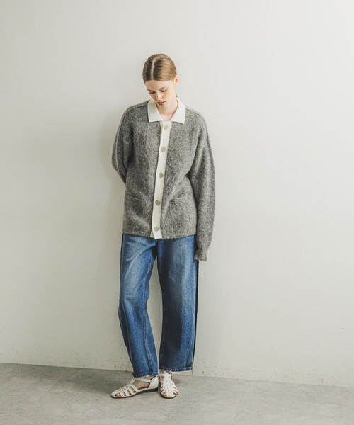 セーター ニット 「UNISEX」Prime-Over Random Pin-Tuck Crew