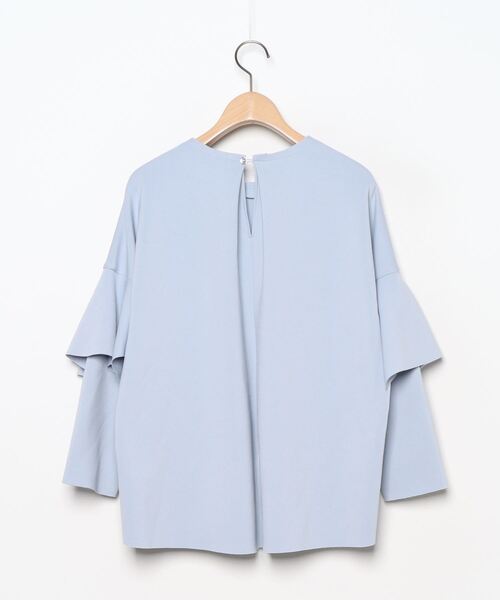 en LANVIN 0 長袖カットソー Bleu」 Bleu レディース 「LANVIN ランバンオンブルー - オフホワイト 長袖 メルカリ パープル 公式通販 ストライプ五分袖ニット38