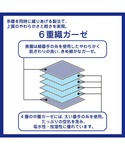 ベビー パステルロゴ柄ガーゼケットの詳細画像4