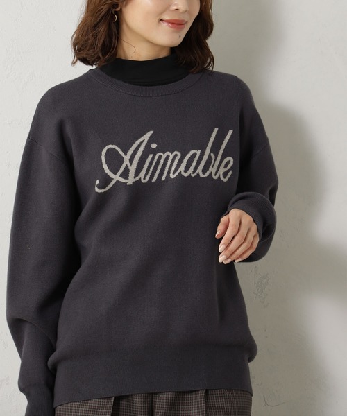 FOUND GOOD ニット セーター COZYロゴニットPO レディース