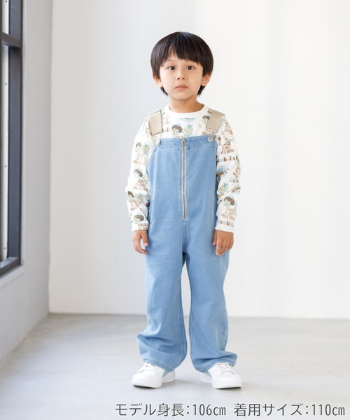 キッズオーバーオール 80cm 着画あり Lee リー キッズ ベビー オーバーオール 80cm 90cm 100cm 110cm
