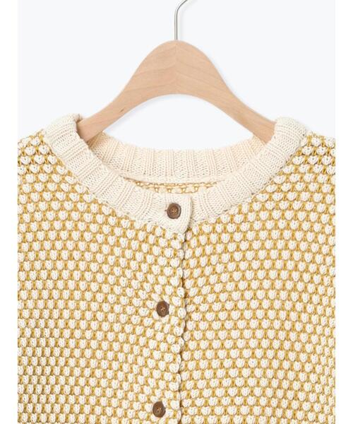 万田ちゃんさまへ⭐️新品未使用⭐️アルページュストーリー　ワッペンカーディガン TSUHARU by Samansa Mos2（ツハルバイサマンサモスモス）の「透かし